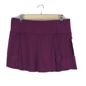 Athleta Momentum Skort Skirt Medium Purple 405654
